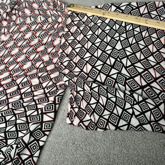 Natori Josie Kimono Robe Coverup Topper Womens Medium Wrap Geometric Rayon M - Picture 9 of 12